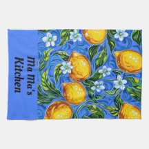 ママズキッチンブルーとイエロー