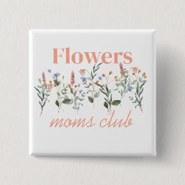 ママズクラブの野の花ギフト 缶バッジ