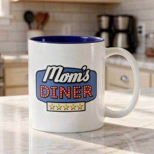 ママズダイナーコーヒーマグ ツートーンマグカップ