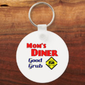 ママズディナーグッドグラブレトロレストラン キーホルダー (正面)