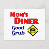 ママズディナーグッドグラブレトロレストラン ポストカード (正面)