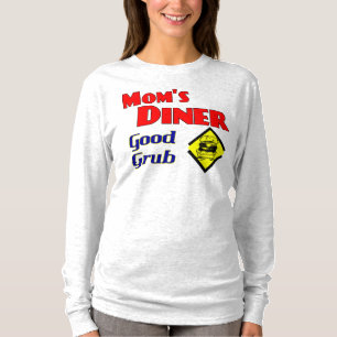 ママズディナーグッドグラブレトロレストラン Tシャツ