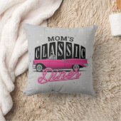 ママズディナー名前をカスタムするフェイクネオン50のクラシック クッション (ブランケット)