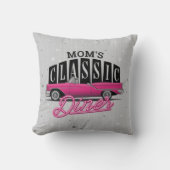 ママズディナー名前をカスタムするフェイクネオン50のクラシック クッション (正面)