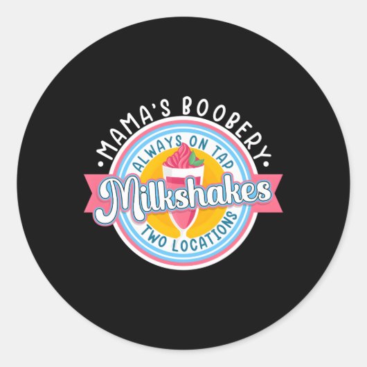 ママズボベリーミルクシェイクブレストミルクバーIブレストフ ラウンドシール (正面)