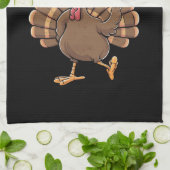 ママターキーマッチングファミリーグループ感謝祭 キッチンタオル (折り畳み)