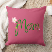 ママダークピンク装飾用クッション クッション (ブランケット)