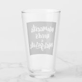 ママチタにはマルガリータが必要 タンブラーグラス (裏面)