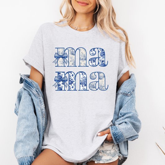 ママチノアイセリーコケットボウマザーズデイTシャツ Tシャツ