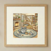 ママチンチラとベイビーズの寝室 ポスター