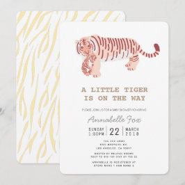 ママチーター キューブ 中性 ベビーシャワー カード