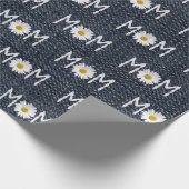 ママデイジーオンブルーデニム ラッピングペーパー (角)