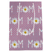 ママデイジーオン水玉模様 ミディアムペーパーバッグ (裏面)