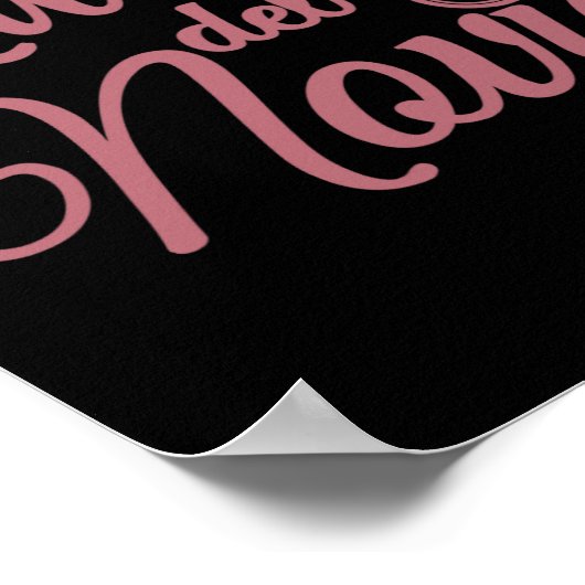 ママデルノヴィオマザーオブザグルームマドレスペインのW ポスター (角)