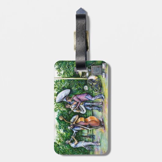 ママトゥバ·プレー警告ヤーについては私に話さない ラゲッジタグ (裏面縦)