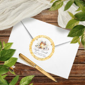 ママトゥビーフラワーアンドビーハニー差出人住所 ラウンドシール