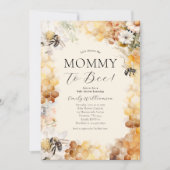 ママトゥビー ジェンダーニュートラルベイビーシャワー 招待状 (正面)