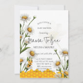 ママトゥビー ハチミツの蜂 デイジー フラワー 招待状 (正面)