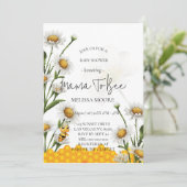 ママトゥビー ハチミツの蜂 デイジー フラワー 招待状 (スタンド正面)