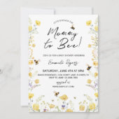 ママトゥビー ワイルドフラワー ベビーシャワー 招待状 (正面)