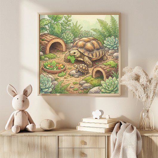 ママトカゲとベビーの保育園 ポスター