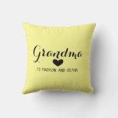 ママトレンディーママ、キッズ名ママの日の贈り物 クッション (裏面)