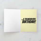 ママドナルドトランプ誕生日カード シーズンカード (内部)