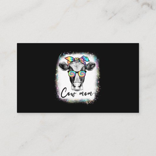 ママハイランドカウウィズベビーカーフフローラマザーズDa 名刺 (裏面)