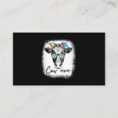 ママハイランドカウウィズベビーカーフフローラマザーズDa 名刺 (正面)