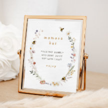 ママハチワイルドフラワーモモモザバーサイン