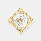 ママハビーフラワーアンドビーハニーミツベビー散水 スタンダードカクテルナプキン (角)