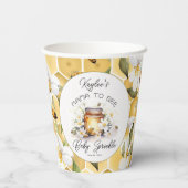 ママハビーフラワーアンドビーハニーミツベビー散水 紙コップ (裏面)