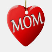 ママハートオーナメント セラミックオーナメント (右)