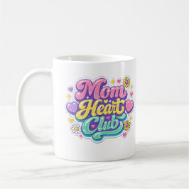 ママハートクラブ レトロフラワープリント コーヒーマグカップ
