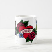 ママハートタトゥーフォトマグ コーヒーマグカップ (中央)