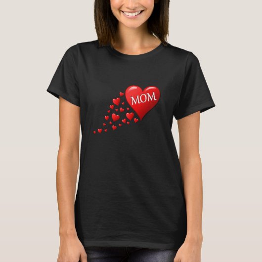 ママハートTシャツ Tシャツ (正面)