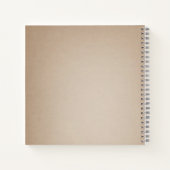 ママバッファローエバーグリーンボーイ赤ちゃんシャワー ノートブック (裏面)