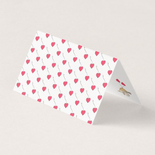 ママバードハートベビーシャワーアドバイスノート (裏面)