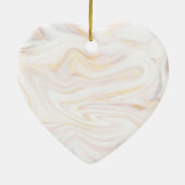 ママパパおばあちゃんグランドパピンク金ゴールド大理石 セラミックオーナメント (裏面)