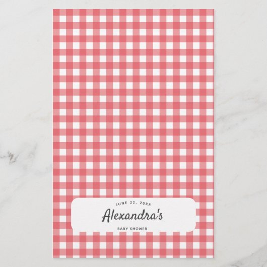 ママパパ推測ベビーシャワーゲー素朴ムトマトつる植物 チラシ (裏面)