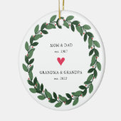 ママパパ おばあちゃん今年ベスト。セラミックオルナム セラミックオーナメント (左)