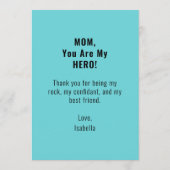 ママパワー母の日カード カード (裏面)