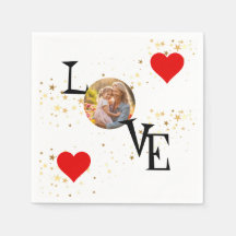 ママパーソナライズされたと私とのナプキン写真