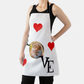 ママパーソナライズされたと私との愛のエプロン写真 エプロン (インサイチュ)