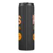 ママパーソナライズされたの小さなかぼちゃかわいい秋ママ タンブラー (裏面)