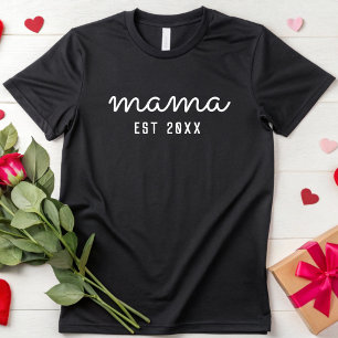 ママパーソナライズされたはすぐにママの新しいママになる Tシャツ
