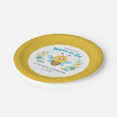 ママパーソナライズされたーへベイビーシャワー ペーパープレート (アングル)