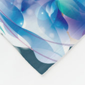 ママパーソナライズされた・バタフライの娘に フリースブランケット (角)