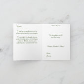 ママビクトリアン用ブラックアンティーク人形カード カード (内部)