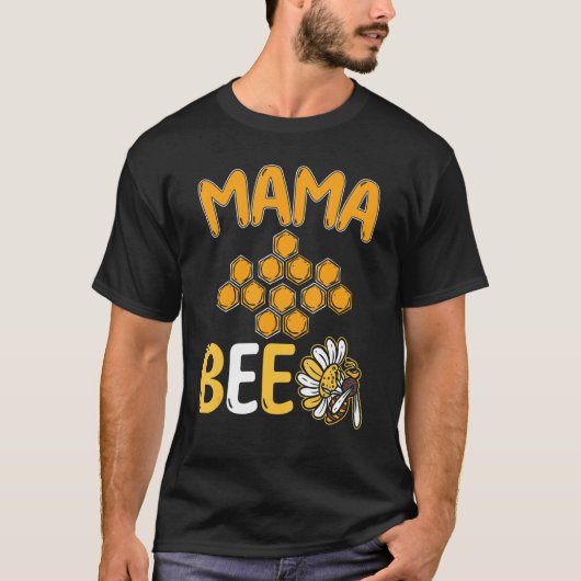 ママビービーキーパーハニー農家ハニーミツバチ3 Tシャツ (正面)